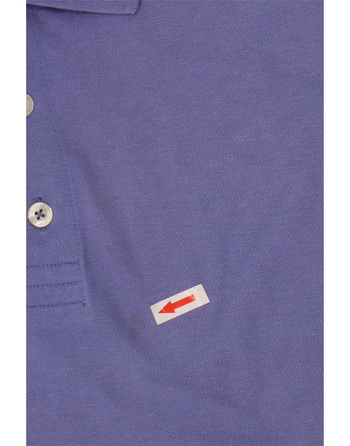 Camisa polo masculina Kappa grande algodão azul