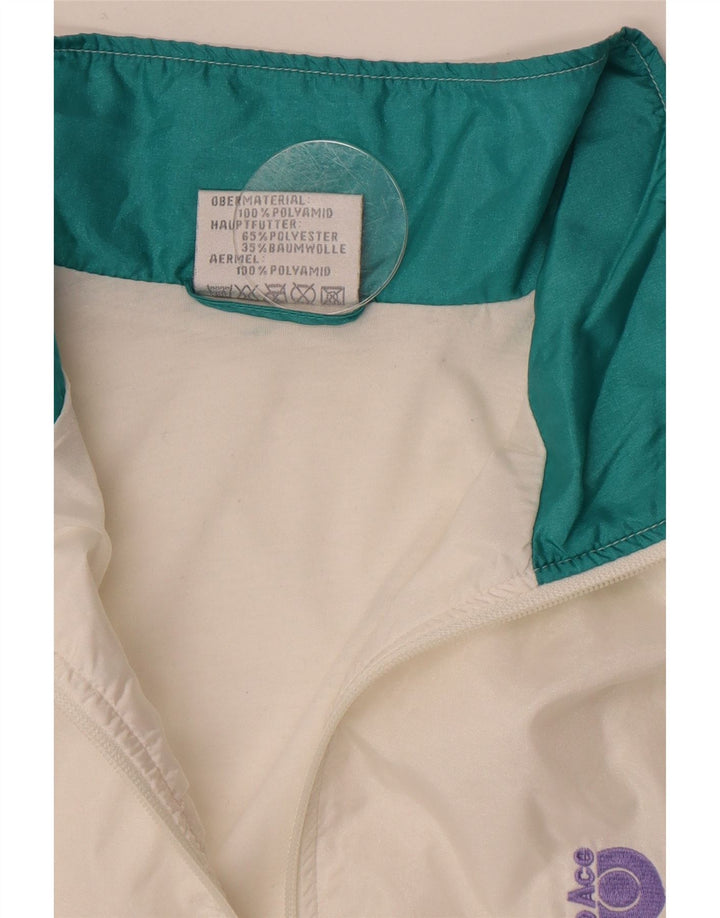 Pro revestimento superior do fato de treino dos homens do Ace grande fora da poliamida branca de Colourblock