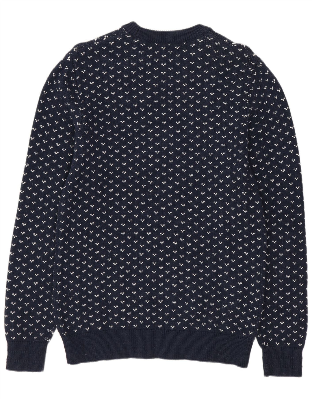 Suéter masculino JACK & JONES com gola redonda, azul marinho médio