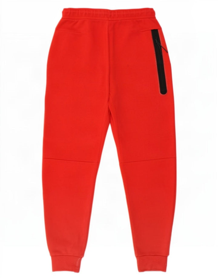 Nike Mens Treino Calças Joggers Pequeno Algodão Vermelho