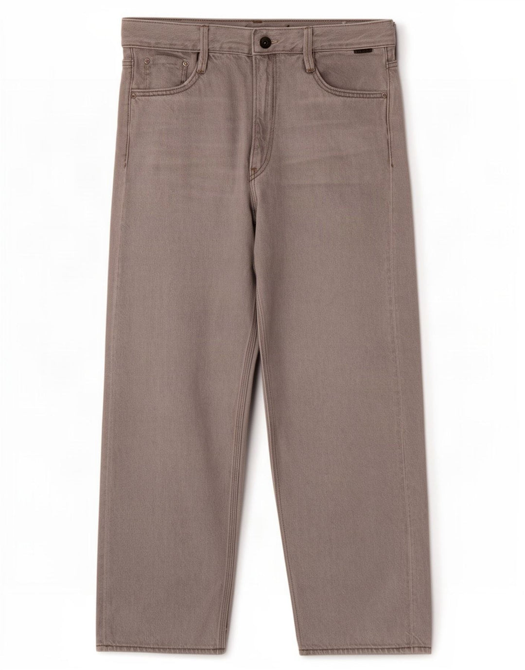 Jeans soltos femininos G-Star W27 L26 algodão cinza
