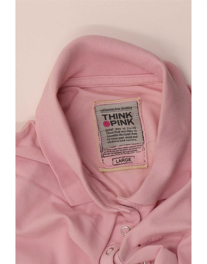 Camisa polo feminina Think Pink UK 14 grande
