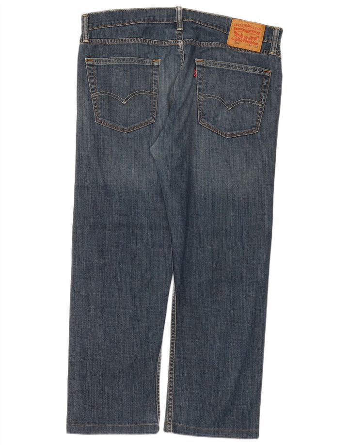 Levi's Masculino 504 Straight Jeans W36 L27 Azul Algodão