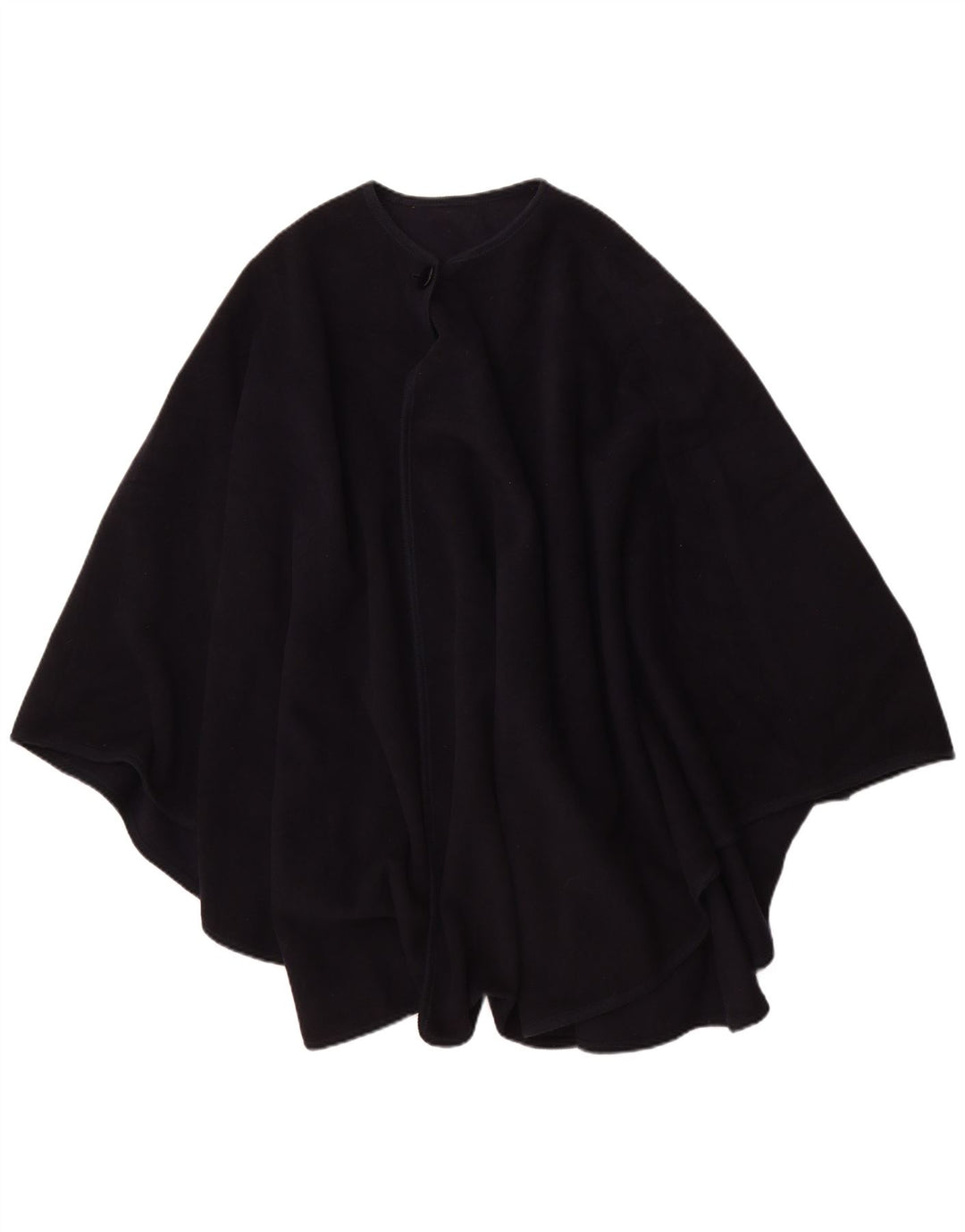 Casaco Poncho Vintage Feminino Tamanho Único Azul Marinho