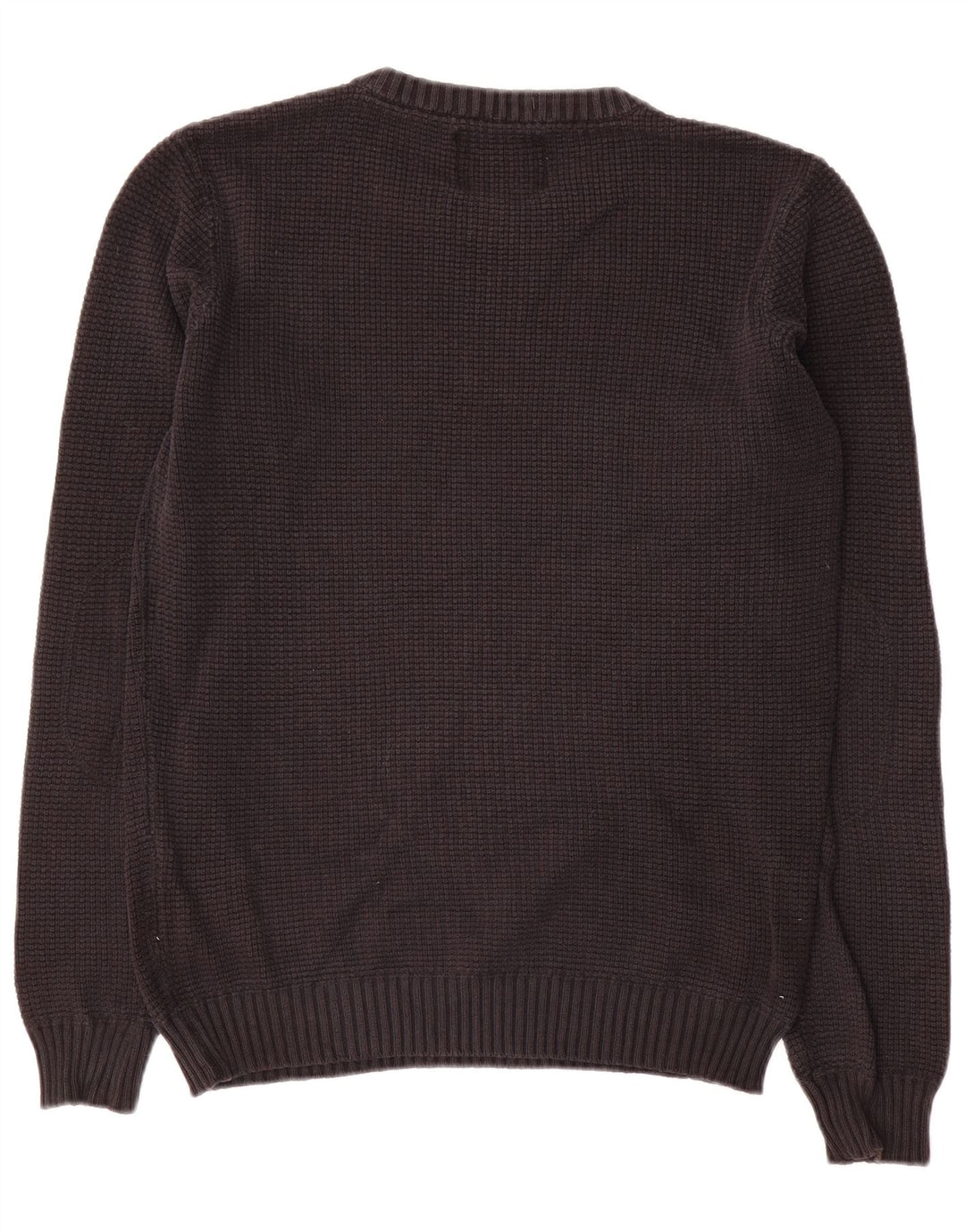Suéter masculino Jack & Jones com gola redonda, pequeno algodão preto