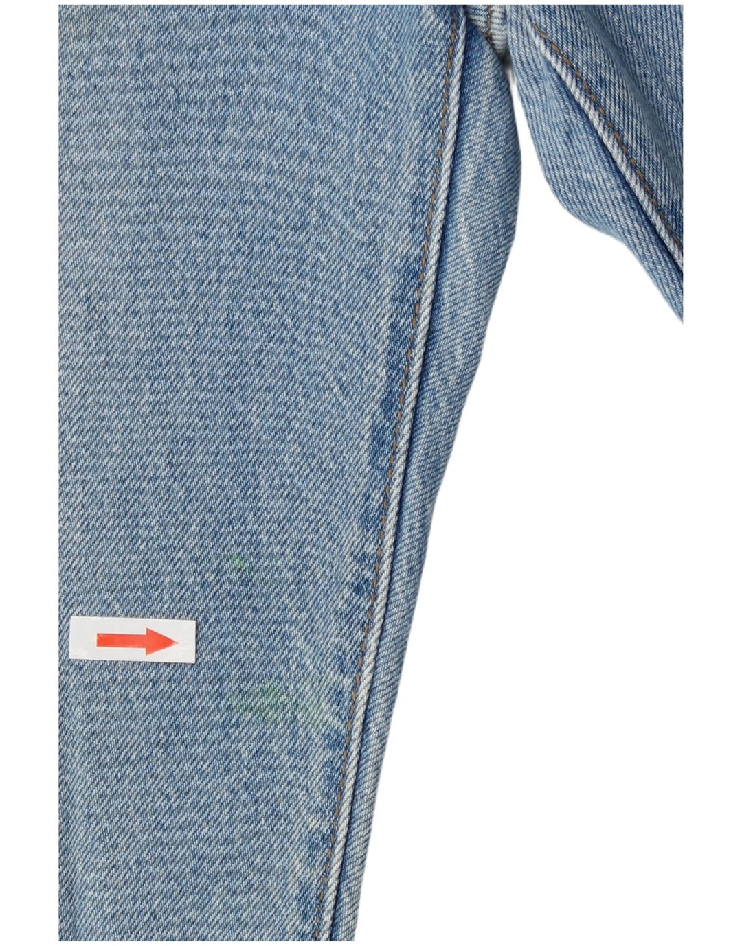 Jeans feminino Levi's Ribcage Straight W24 L27 Azul Algodão