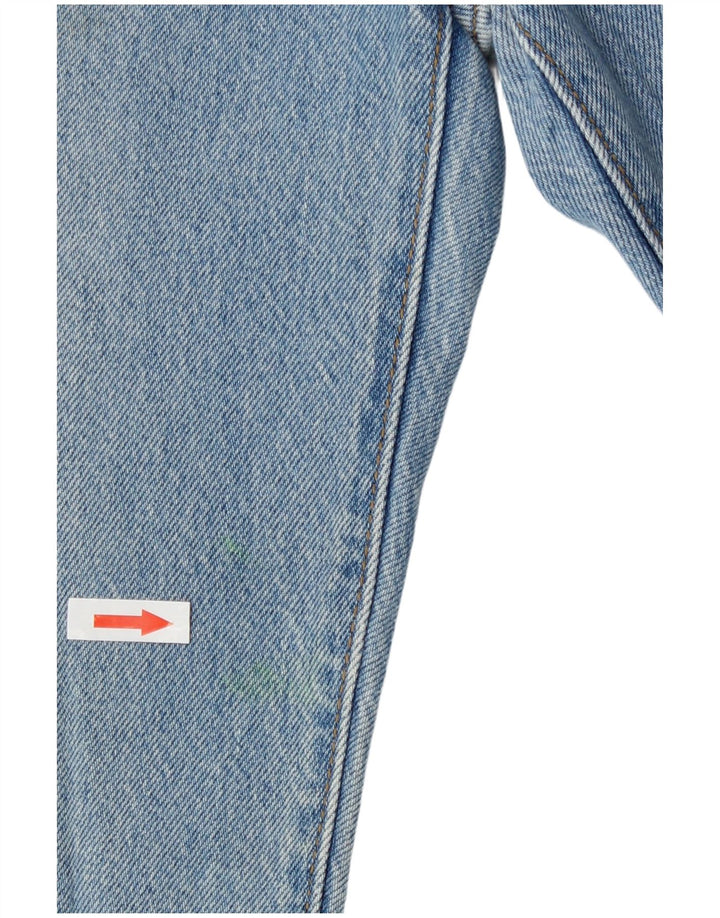Jeans feminino Levi's Ribcage Straight W24 L27 Azul Algodão