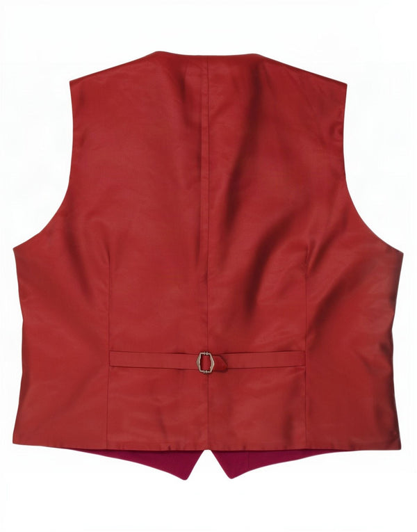 Colete masculino Samuel Windsor Reino Unido 44 XL marrom lã nova