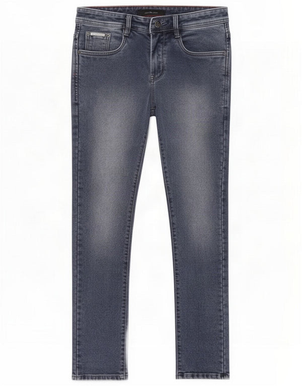 Calvin Klein Mens Slim Jeans W32 L31 Azul Algodão
