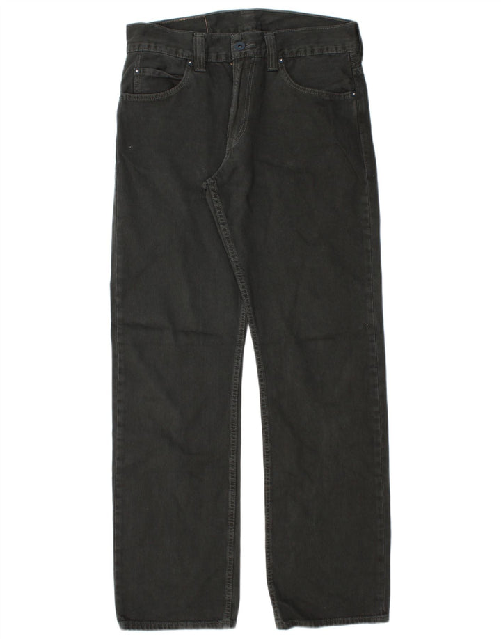 Levi's Masculino 506 Straight Jeans W32 L32 Algodão Preto