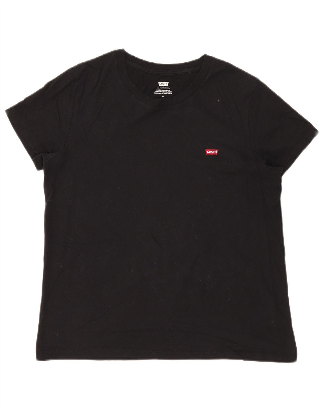Camiseta feminina LEVI'S UK 14 médio preto