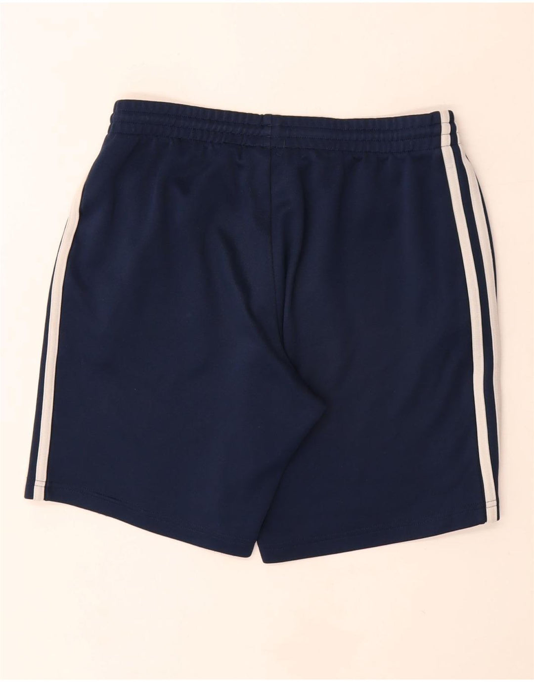 Shorts esportivos masculinos Adidas médio azul marinho poliéster