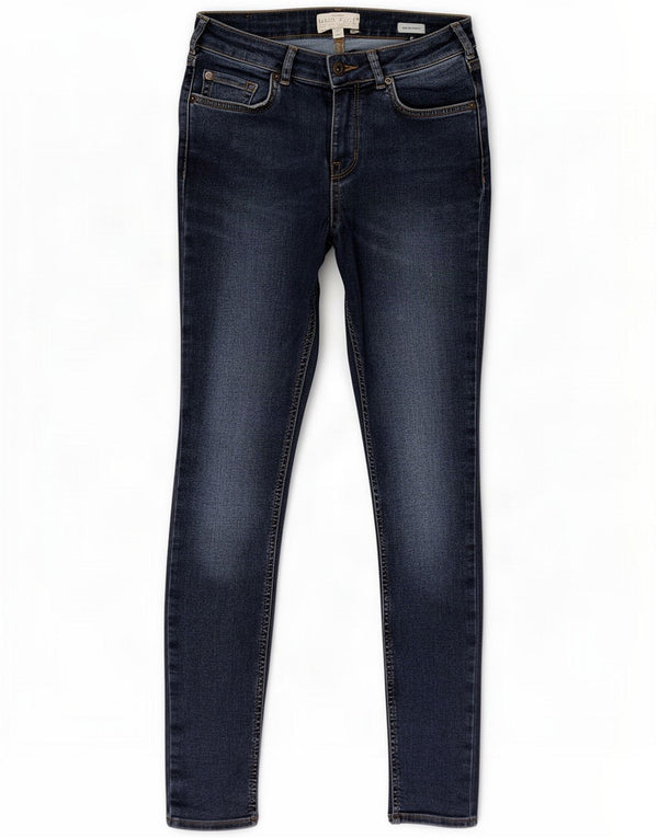 Jack Wills Womens Skinny Jeans W26 L28 Azul Marinho Algodão