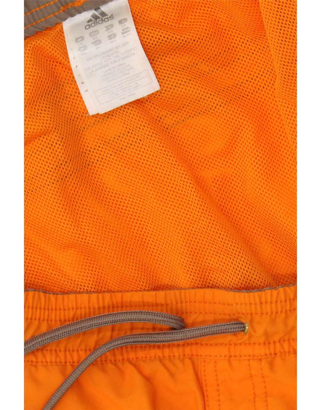 Adidas Mens Graphic Natação Shorts 2XL Laranja Colorblock Poliéster