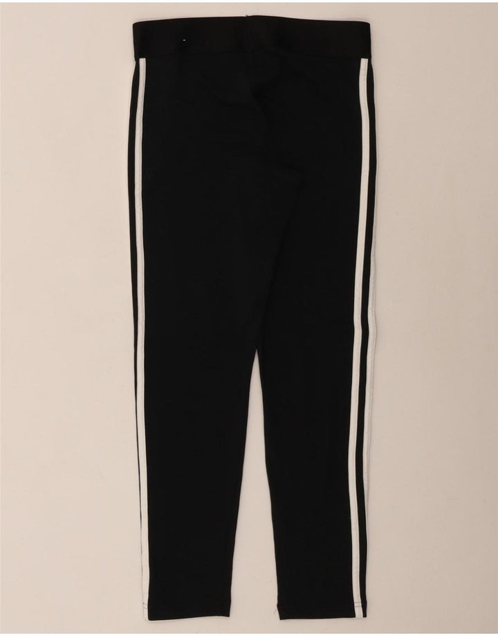 Leggings Adidas Femininas UK 8/10 Pequenas Pretas