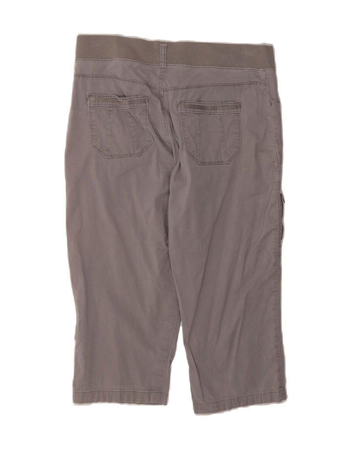 LEE Womens Relaxed Fit Cargo Bermuda Shorts US 10 Large W32 Grey Cotton Vintage Lee and Second-Hand Lee from Messina Hembry 