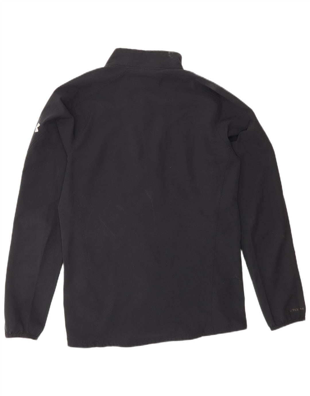 UNDER ARMOUR Mens Heat Gear Treino Top Jaqueta Pequena Poliéster Preto