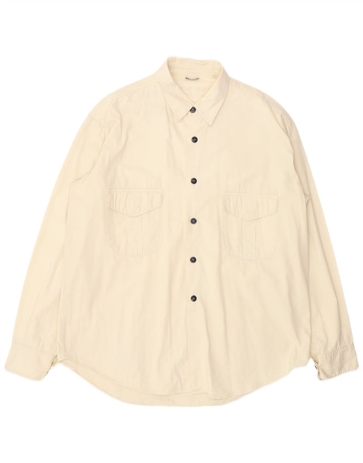 Camisa masculina STONE ISLAND 2XL algodão branco clássico