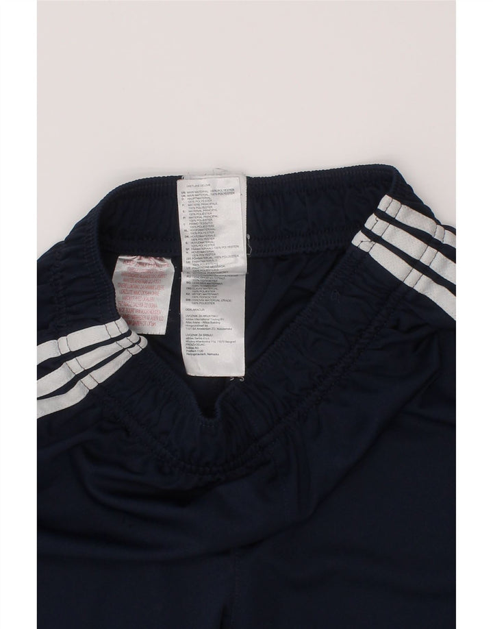 Shorts esportivos Adidas meninos 11-12 anos azul marinho poliéster