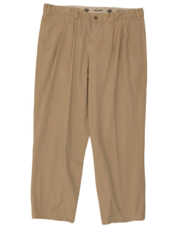 Calça Chino Masculina Dockers Pegged W40 L28 Algodão Bege