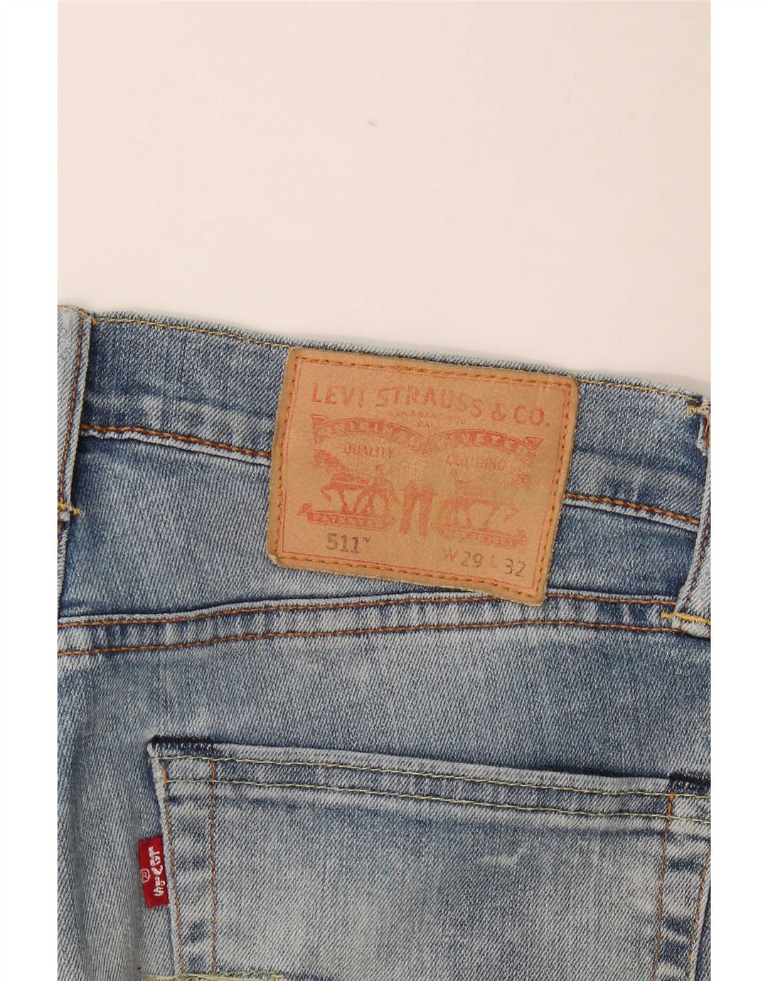 Calça Jeans Levis 511 Slim Masculina W29 L32 Azul Algodão