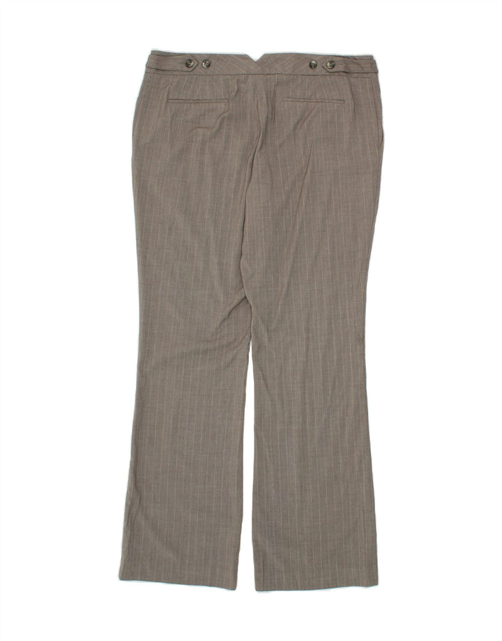 MOSSIMO Womens Bootcut Suit Trousers US 12  XL W36 L31 Grey Pinstripe Vintage Mossimo and Second-Hand Mossimo from Messina Hembry 