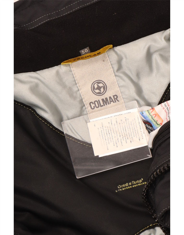 Jaqueta corta-vento masculina COLMAR EU 50 médio preto colorblock poliamida