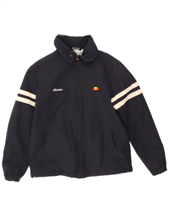 Jaqueta bomber masculina Ellesse UK 36 pequena azul marinho