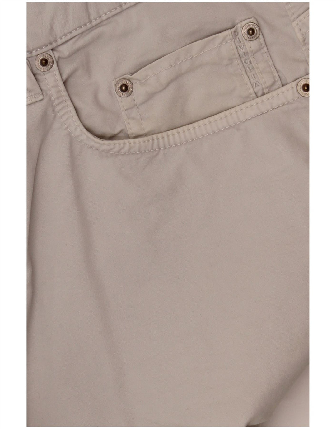 Calça casual masculina slim SIVIGLIA W32 L30 algodão cinza