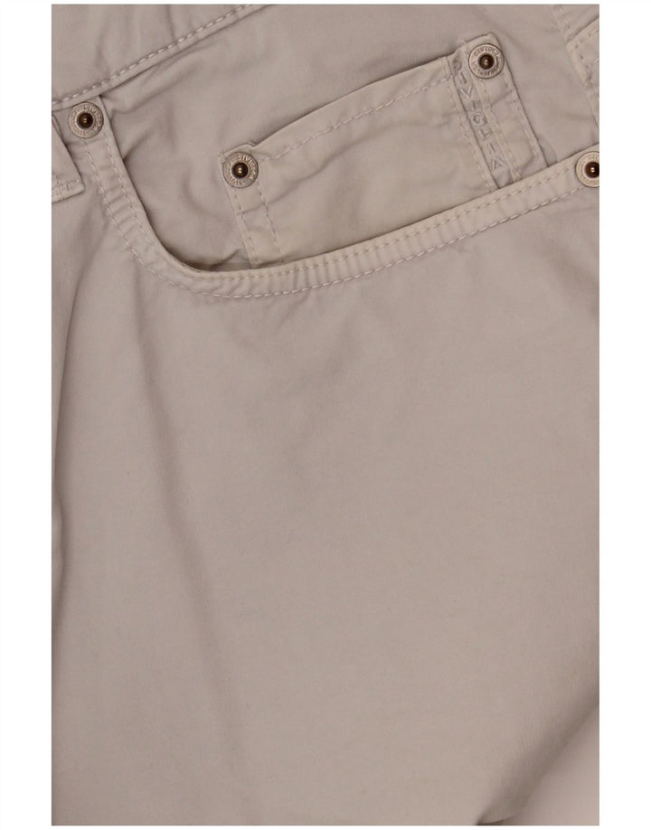 Calça casual masculina slim SIVIGLIA W32 L30 algodão cinza