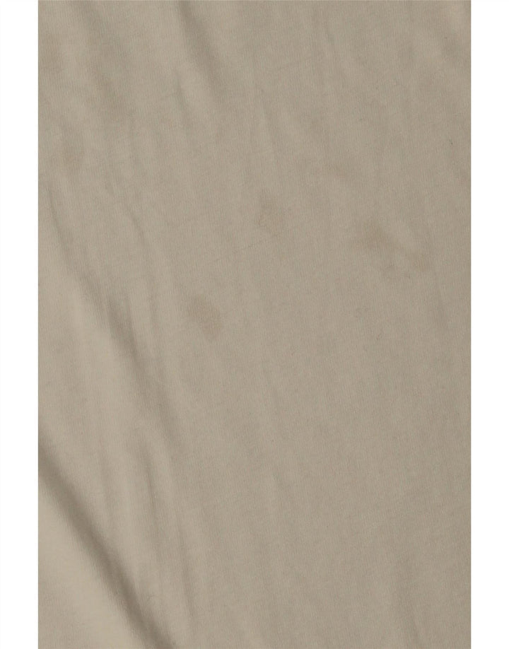 Camiseta masculina NIKE Top grande de algodão branco