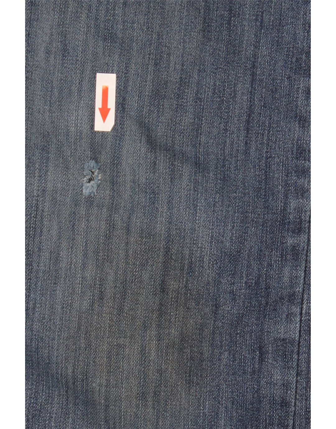 Wrangler Mens Straight Jeans W36 L32 Azul Algodão