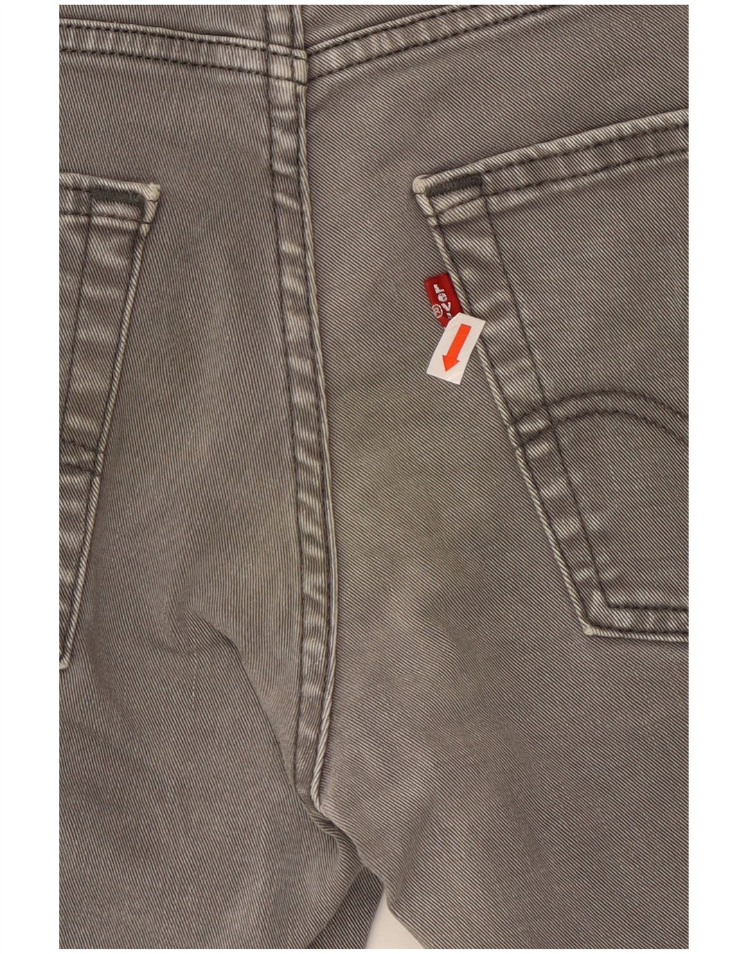 Calça jeans feminina Levi's 511 Slim W32 L28 cinza algodão