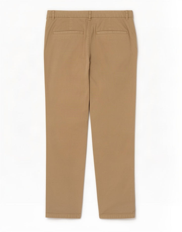 Calça Chino Feminina Marks & Spencer Slim UK 12 Médio W30 L29 Bege