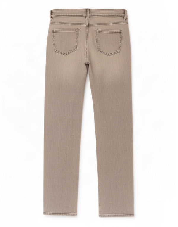 Jeans retos femininos Marks & Spencer Reino Unido 16 grande W30 L29 algodão cinza