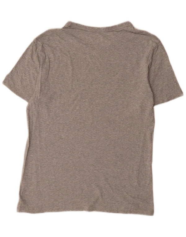 Camiseta masculina gráfica Champion pequeno algodão cinza