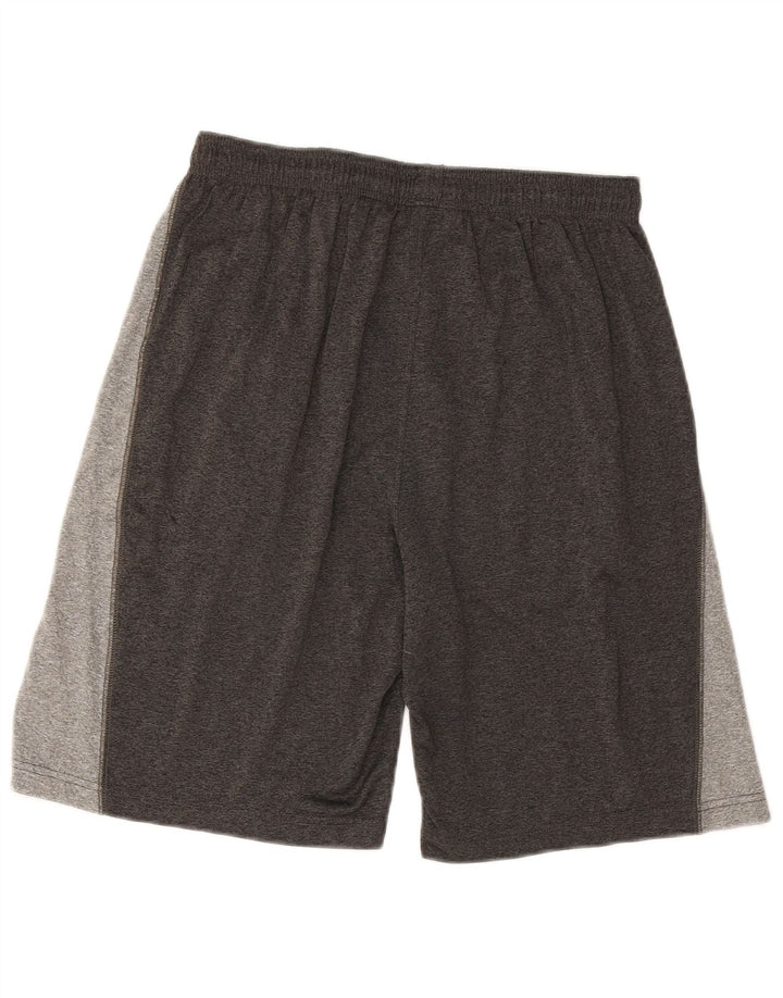 Shorts esportivos masculinos PUMA médio cinza colorblock