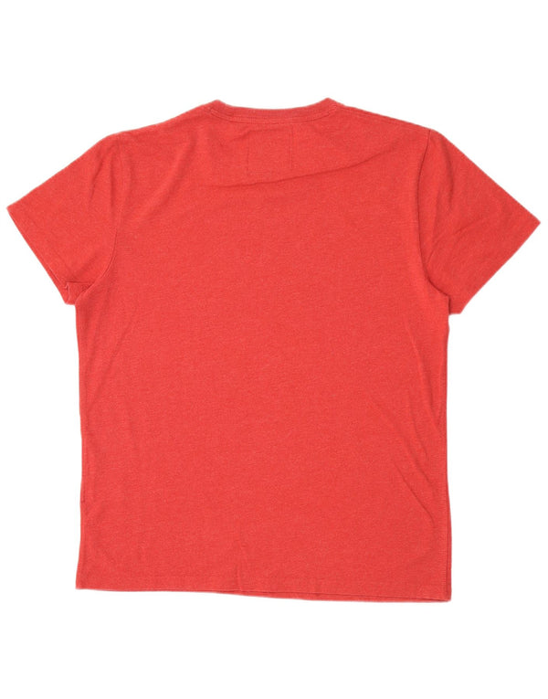 Camiseta gráfica masculina Superdry Top XL algodão vermelho