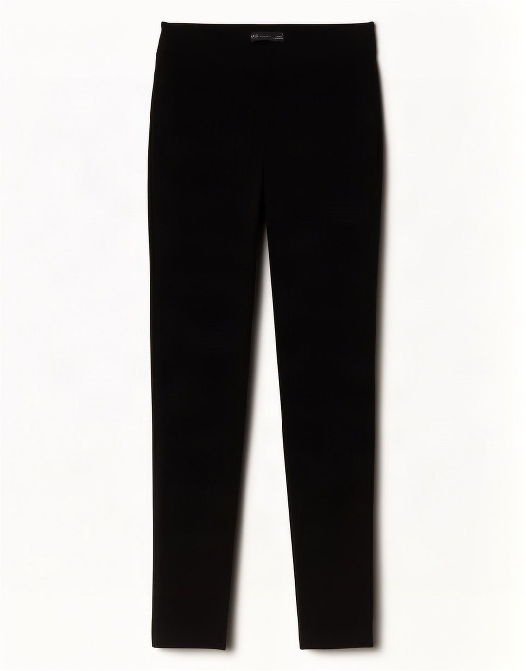Leggings femininas Marks & Spencer Reino Unido 10 pequenas viscose preta