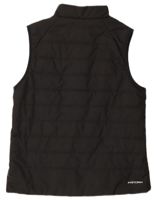 Colete acolchoado feminino Under Armour UK 14 poliéster preto médio