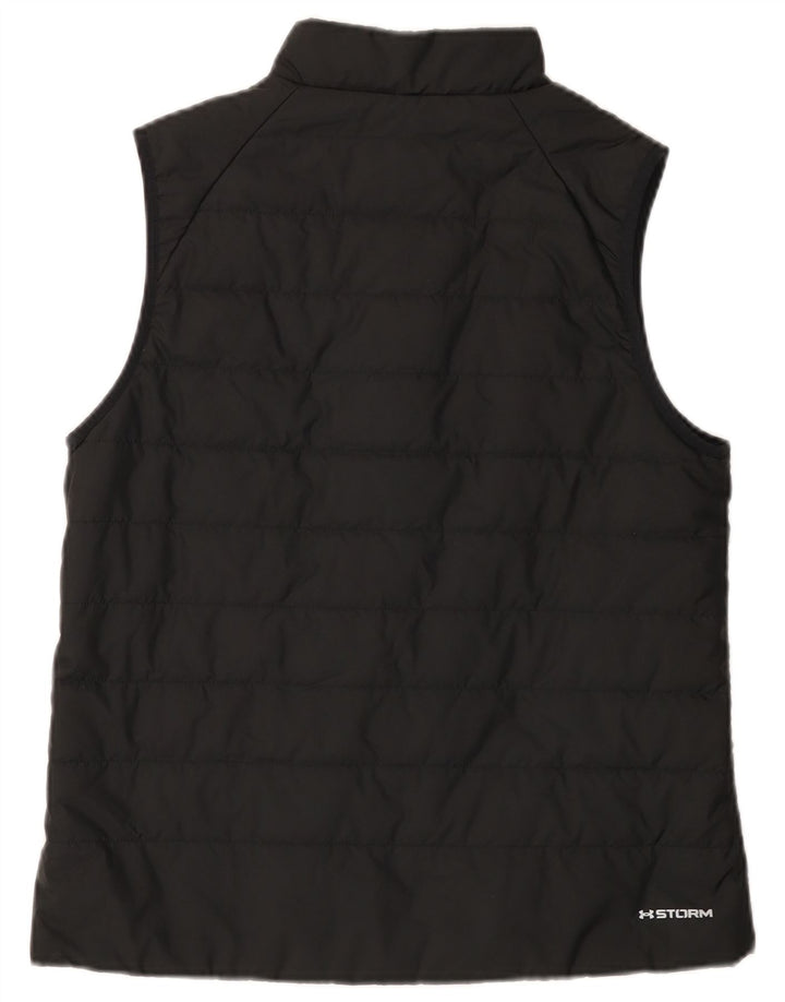 Colete acolchoado feminino Under Armour UK 14 poliéster preto médio
