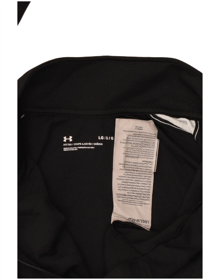 Under Armour Mens Treino Top Jaqueta Grande Bloco Colorido Preto