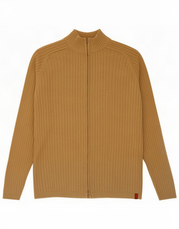 Suéter cardigã masculino Jack & Jones XL algodão bege