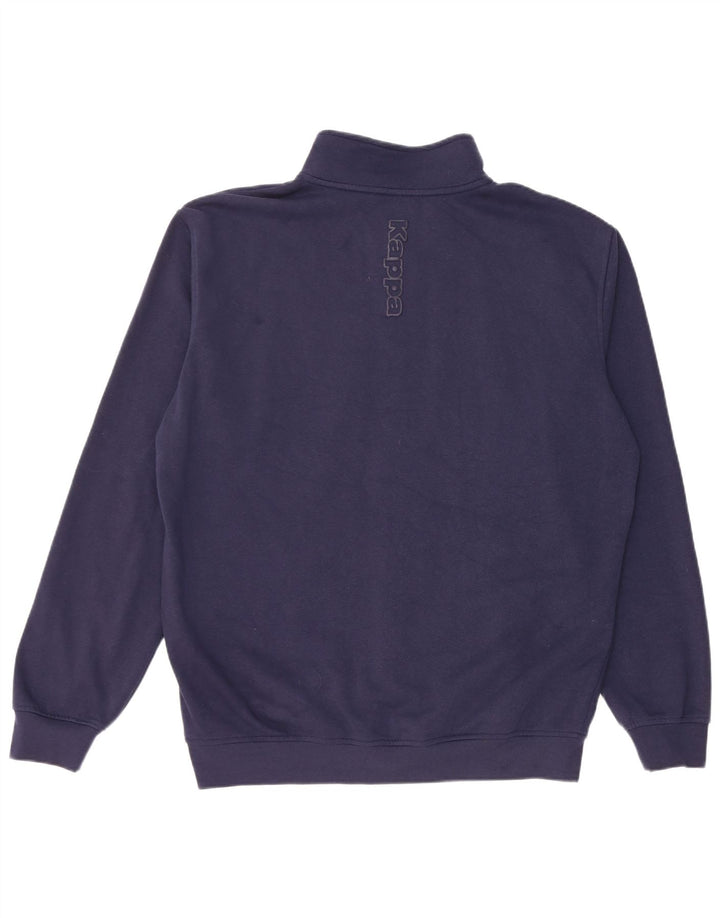 Jaqueta Kappa masculina de agasalho 2XL algodão azul marinho