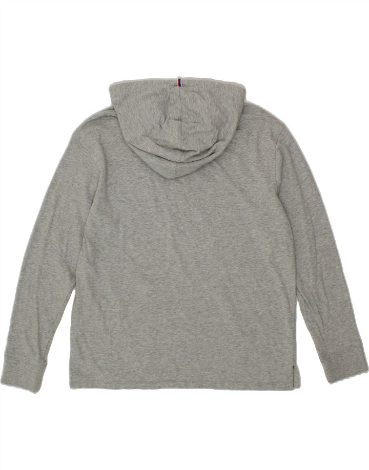 CHAMPION Womens Graphic Hoodie Jumper UK 14 Medium Grey Cotton Vintage Champion and Second-Hand Champion from Messina Hembry 