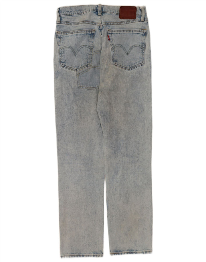 Calça jeans feminina Levi's 501 Straight W26 L28 azul algodão