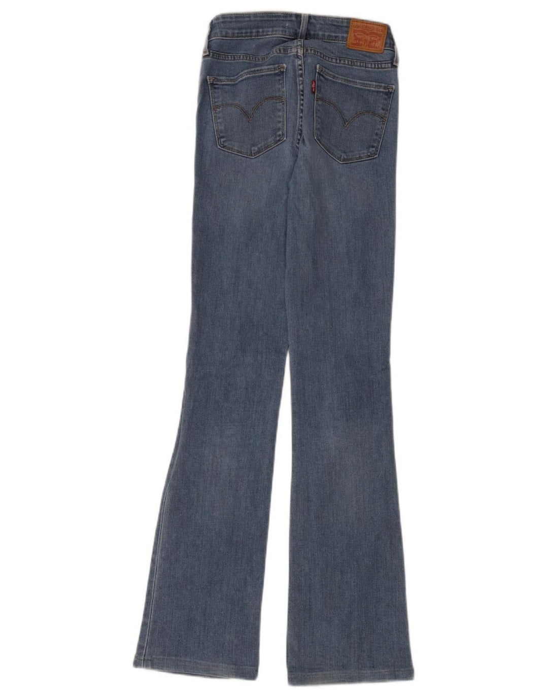 Calça jeans feminina Levi's 715 Bootcut W26 L32 azul algodão
