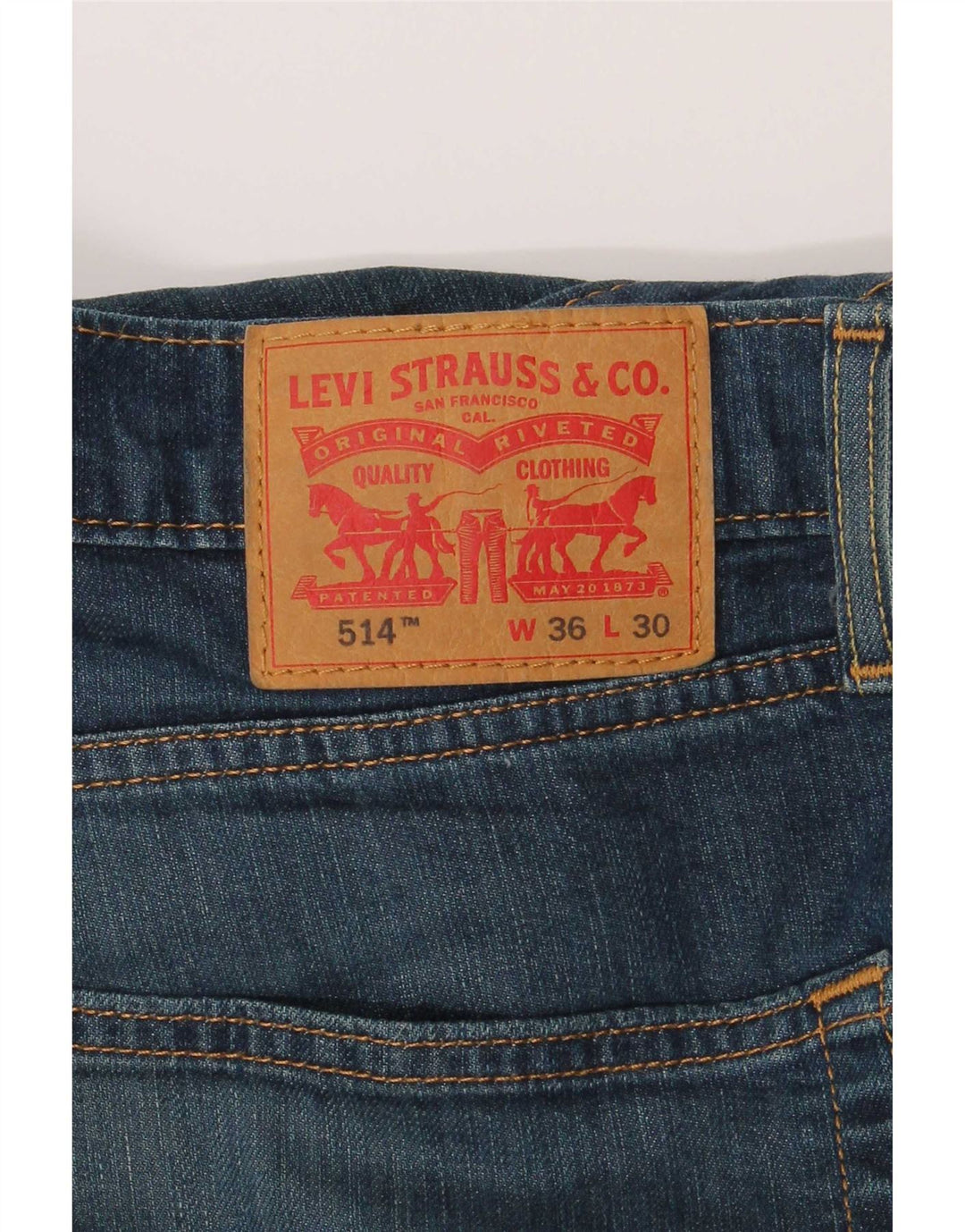 Jeans Levis 514 Straight Masculino W36 L30 Azul