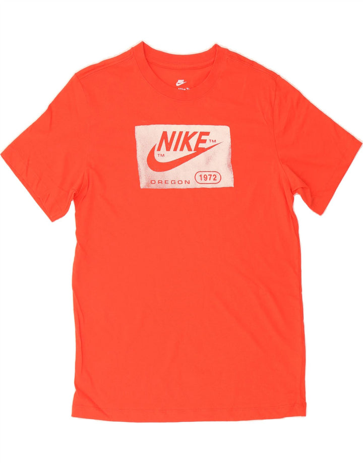 NIKE Mens Oregon Graphic T-Shirt Top Medium Orange Cotton Vintage Nike and Second-Hand Nike from Messina Hembry 