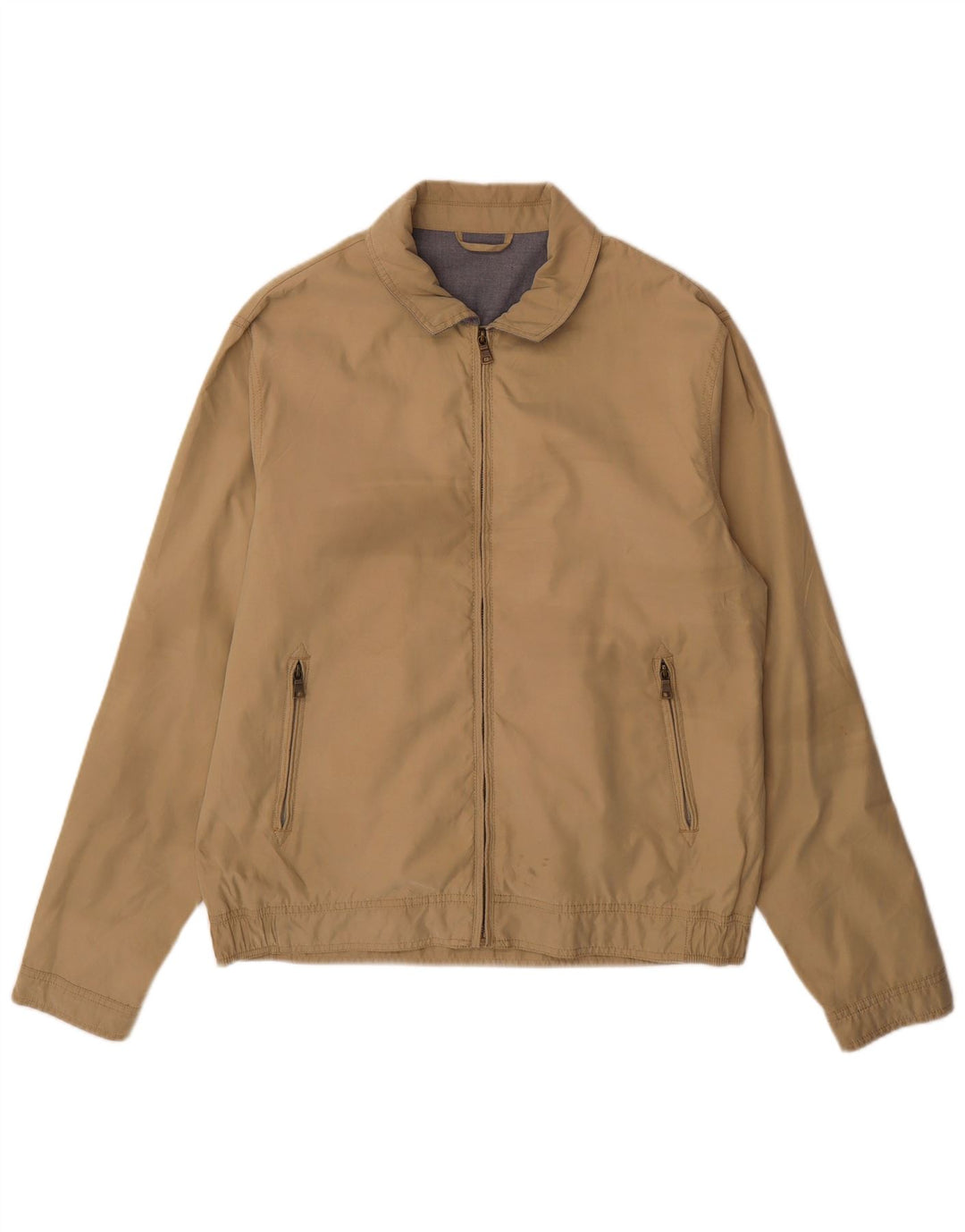 Jaqueta bomber masculina Marks & Spencer UK 38 poliamida bege médio